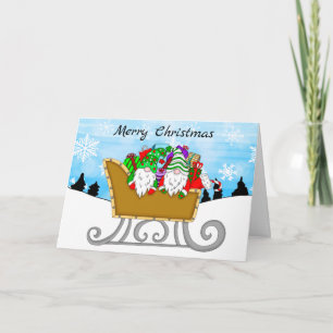 Tarjeta Gnomos de Navidad De nuestro gnomo al tuyo
