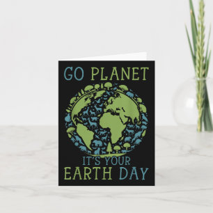 Tarjeta Go Planet its Your Earth Day 2024 Mujeres Hombres 