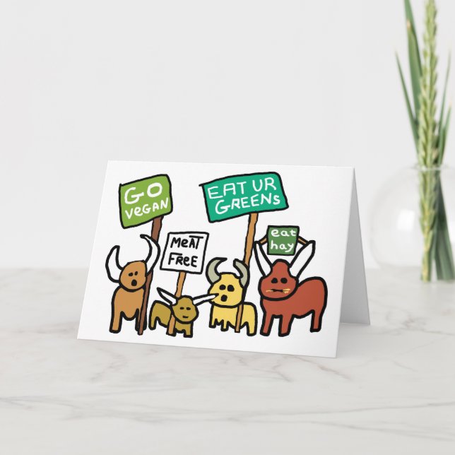 Tarjeta Go Vegan (Anverso)