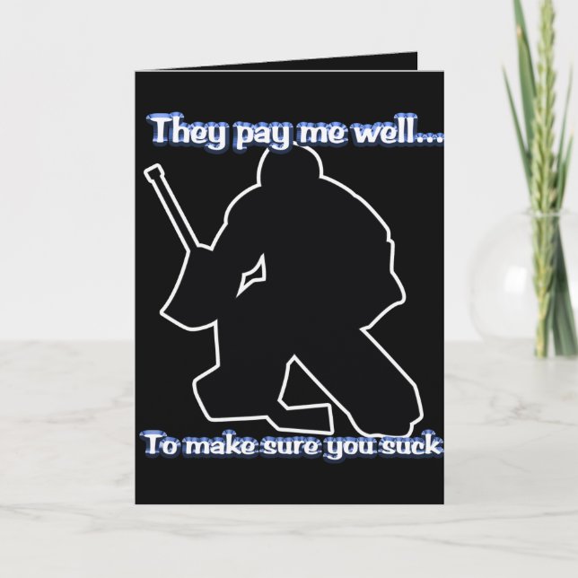 Tarjeta Goalie bien pagada (Anverso)