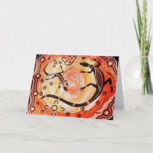 Tarjeta Goanna's at Sunrise Card