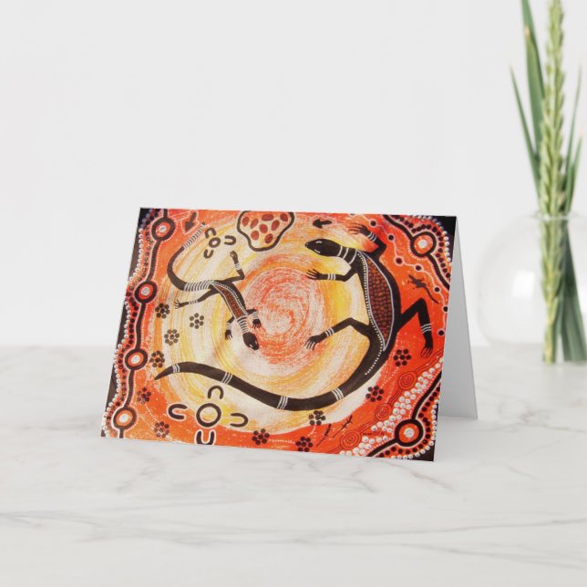 Tarjeta Goanna's at Sunrise Card (Anverso)