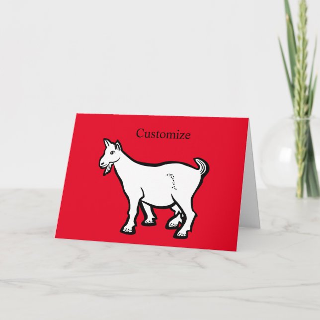 Tarjeta Goat Animal Thunder_Cove (Anverso)