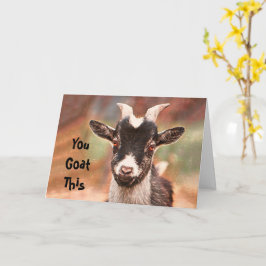 Tarjeta Goat Cute Funny Country Barnyard