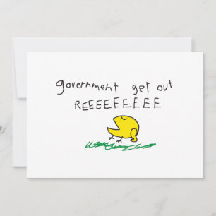 Tarjeta Gobierno fuera REE SNEKDERECHA Bandera de Gadsden