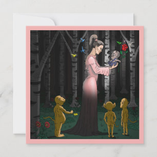 Tarjeta Goblin Love Día de San Valentín Card