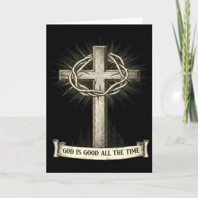 Tarjeta God Is Good All The Time  (Anverso)