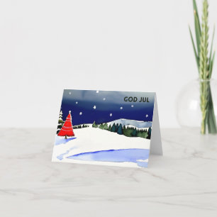 Tarjeta God Jul, Navidades suecos