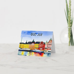 Tarjeta God Jul, Navidades suecos