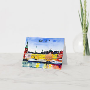 Tarjeta God Jul, Navidades suecos