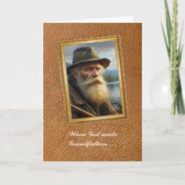 Tarjeta God threw away the Grandfather mold