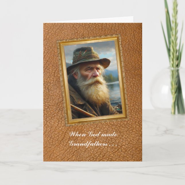 Tarjeta God threw away the Grandfather mold (Anverso)