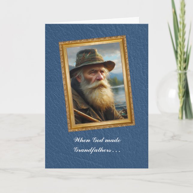 Tarjeta God threw away the Grandfather mold (Anverso)