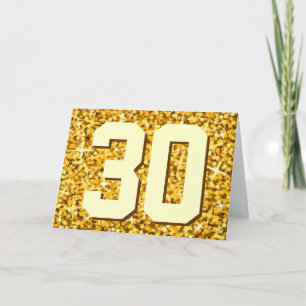 Tarjeta "Gold" "Age" de Glitz "Happy Birday"