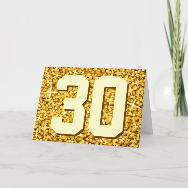 Tarjeta "Gold" "Age" de Glitz "Happy Birday" (Anverso)