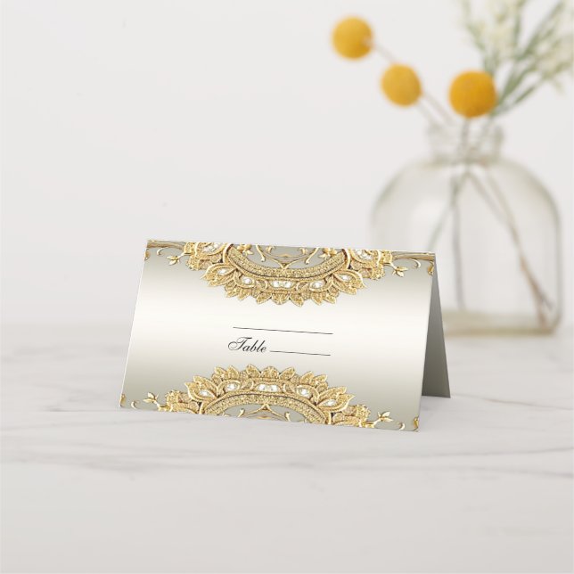 Tarjeta Gold Ornate Place (Anverso)