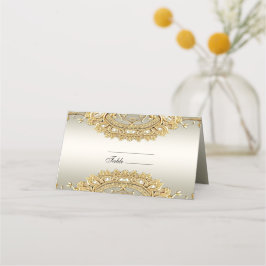 Tarjeta Gold Ornate Place