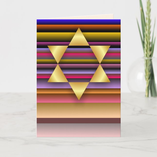 Tarjeta Gold Star of David Card (Anverso)