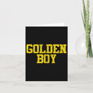 Tarjeta Golden Boy Good Luck Charm Bysketbyll Fortune