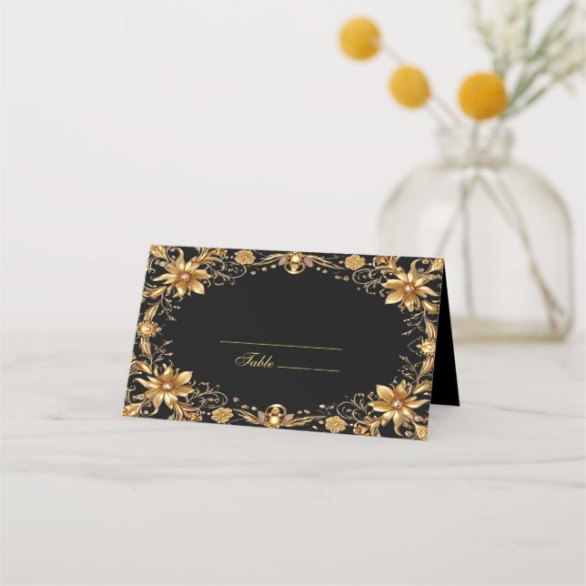 Tarjeta Golden Floral Place (Anverso)