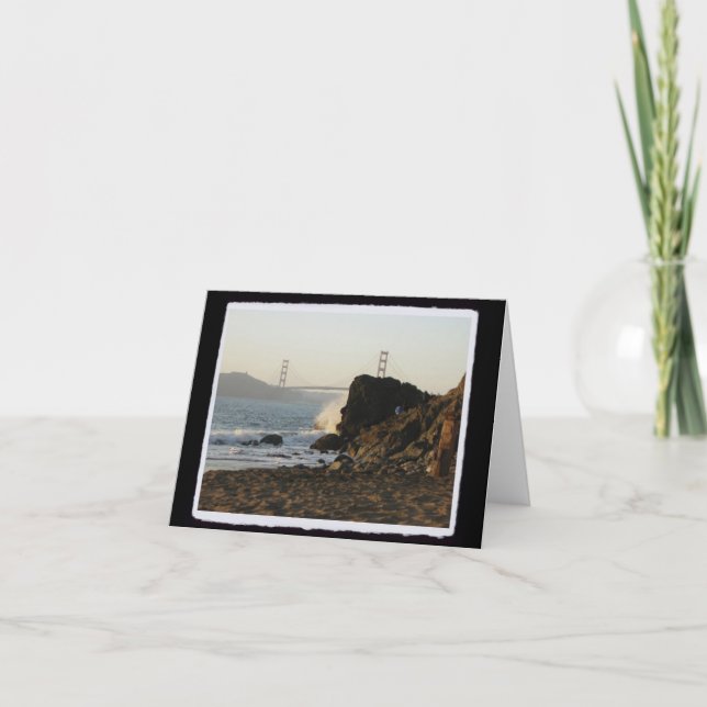 Tarjeta Golden Gate de la playa de China (Anverso)