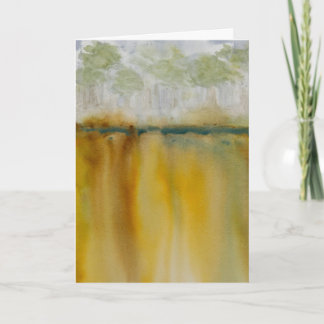 Tarjeta Golden Greeting Card Blank Inside 