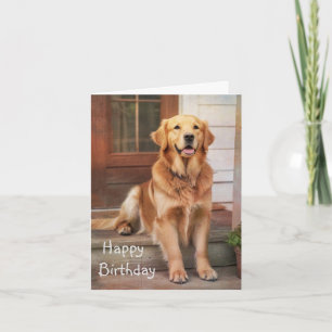 Tarjeta Golden Retriever