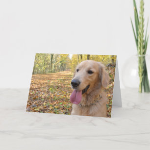 Tarjeta Golden Retriever