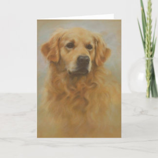 Tarjeta Golden retriever