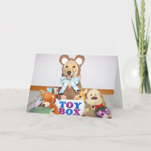 Tarjeta Golden Retriever Beary Happy Birday