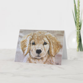 Tarjeta Golden Retriever Blank Card