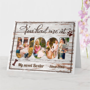 Tarjeta Golden Retriever Me Enamoraste Con Un Ladrido Rega