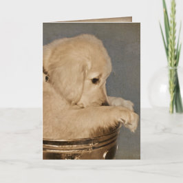 Tarjeta Golden Retriever Thinking of You