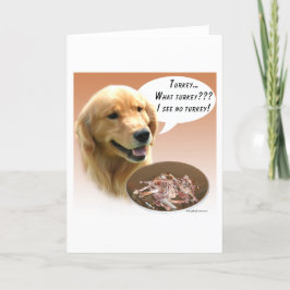 Tarjeta Golden retriever Turquía