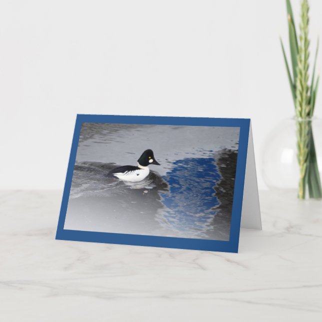 Tarjeta Goldeneye Duck (Anverso)