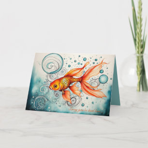 Tarjeta Goldfish