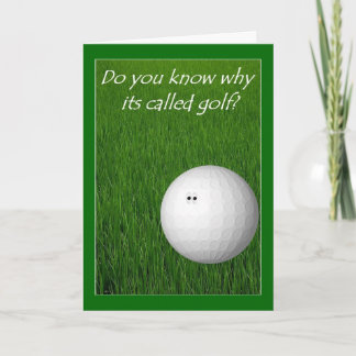 Tarjeta Golf