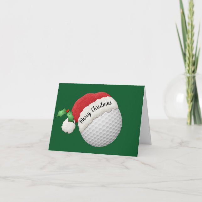 Tarjeta Golf Ball Design Folded Greeting Card (Anverso)