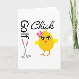 Tarjeta Golf Chick