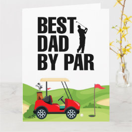 Tarjeta Golf Dad Best Dad By Par for Daddy's Day