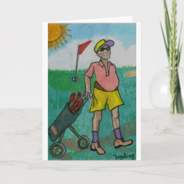 Tarjeta Golf del hombre (Anverso)