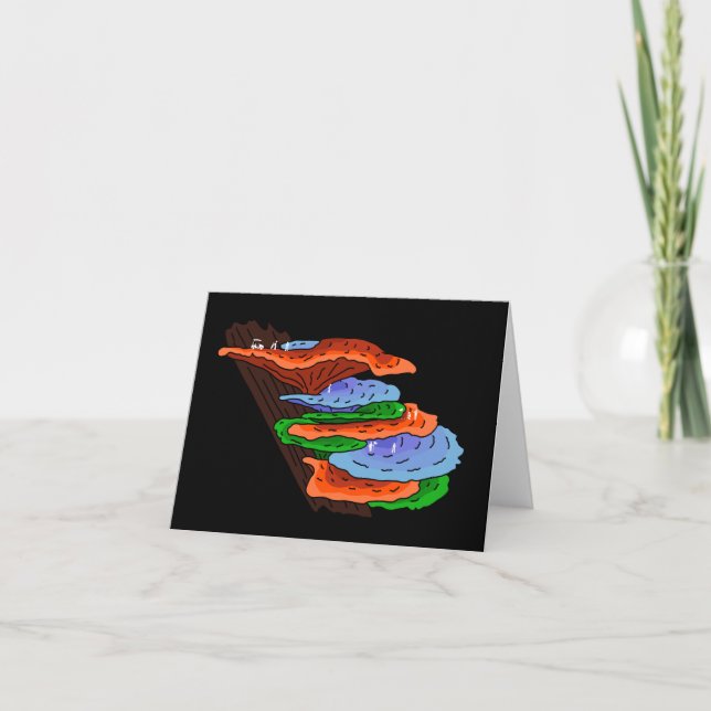 Tarjeta Golf en Shelf Mushrooms (Anverso)