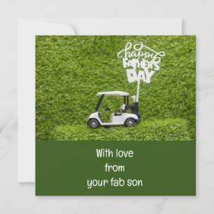 Tarjeta Golf  Feliz Día del Padre 