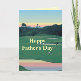 Tarjeta GOLF - Feliz Día del Padre Golf