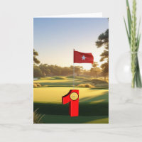 Golf. Hoyo en uno.