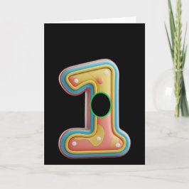 Tarjeta Golf. Hoyo en uno.