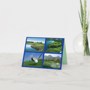 Tarjeta golf notecard