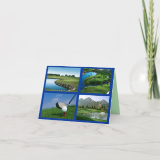 Tarjeta golf notecard
