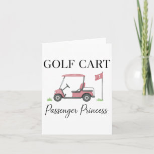 Tarjeta Golf Player Vibes Coquette Golf Carro Penger P