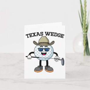 Tarjeta Golf Putter Texas Wedge Golf Club Texas Cowboy Cou